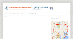 Desktop Screenshot of gulfhurricaneprotection.com